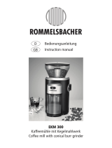 Rommelsbacher EKM 300 Kaffeemühle Bedienungsanleitung