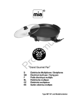 MIA Grand Gourmet Pan Bedienungsanleitung