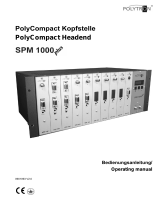 POLYTRON SPM 1000 Plus PolyCompact base unit 10 module Bedienungsanleitung