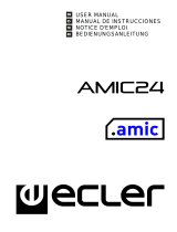 Ecler AMIC24 Benutzerhandbuch