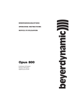 Beyerdynamic NE 800 Benutzerhandbuch