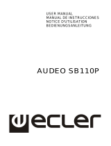 Ecler AUDEO SB110P Benutzerhandbuch