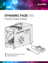 EuroLite Dynamic Faze 700 Fazer Benutzerhandbuch