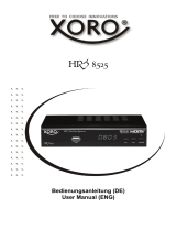 Xoro HRS 8525 Benutzerhandbuch
