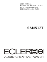 Ecler SAM512T Benutzerhandbuch