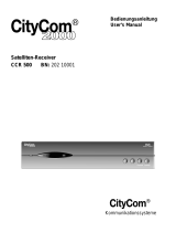 CityCom CCR 500 Benutzerhandbuch