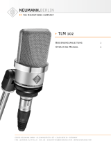 Neumann TLM 102MT Studio Condenser Microphone Bedienungsanleitung