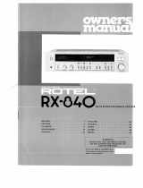 Rotel RX-840 Bedienungsanleitung