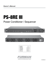 Furman PS-8R/E III Benutzerhandbuch