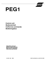 ESAB PEG1 Benutzerhandbuch