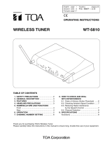 TOA WS-5325M Benutzerhandbuch