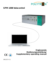 POLYTRON SPM 1000 TeleControl PolyCompact base unit 10 Module Bedienungsanleitung