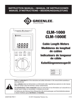 Greenlee CLM-1000 Bedienungsanleitung