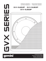 Gemini GVX-SUB12P Bedienungsanleitung