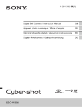 Sony Série Cyber Shot DSC-W560 Benutzerhandbuch