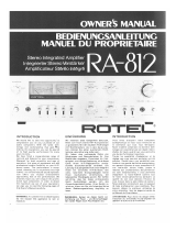 Rotel RA-812 Bedienungsanleitung