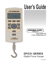 Omega DFG31 Series Bedienungsanleitung