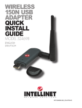 Intellinet Wireless 150N USB Adapter Installationsanleitung