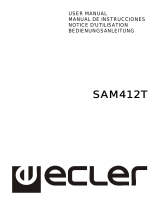 Ecler SAM412T Benutzerhandbuch
