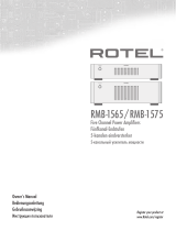 Rotel RMB-1565 Bedienungsanleitung