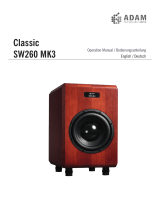 Adam Audio Classic SW260 MK3Subwoofer Benutzerhandbuch