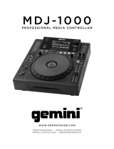 Gemini MDJ-1000 Benutzerhandbuch