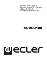 Ecler Audeo 108 Benutzerhandbuch