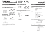 ONKYO (HTP-678) Bedienungsanleitung