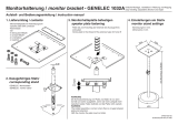 Genelec 1032-450B Stand plate for 1032 Benutzerhandbuch