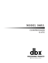 dbx 166XL Benutzerhandbuch