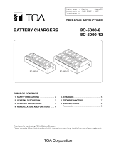 TOA BC-5000-12PS Benutzerhandbuch