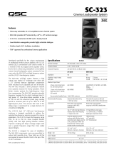 QSC SC-323 Benutzerhandbuch