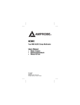 Amprobe AC68C Clamp Multimeter Benutzerhandbuch