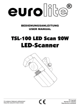 EuroLite TSL-100 LED Scan 20W LED-Scanner Benutzerhandbuch
