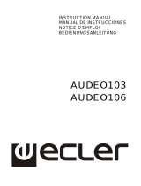 Ecler AUDEO103 & AUDEO106 Benutzerhandbuch
