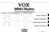 Vox MINI5 Rhythm Bedienungsanleitung