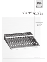Peavey PV 10, PV 14, PV 20 Compact Mixer Benutzerhandbuch