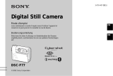 Sony Cyber-Shot DSC F77 Bedienungsanleitung