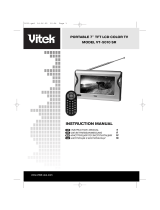 Vitek мобильный ЖК-телевизор VITEK VT-5010 Benutzerhandbuch