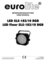 EuroLite LED SLS-183/10 RGB Benutzerhandbuch