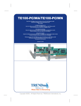 Trendnet TE100-PCIWA Benutzerhandbuch
