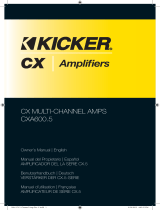 Kicker CX Serie Bedienungsanleitung