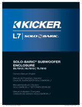 Kicker 2017 L7S Loaded Enclosures Bedienungsanleitung