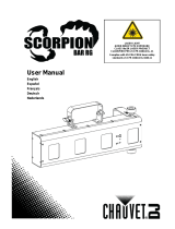CHAUVET DJ Scorpion Bar RG Benutzerhandbuch