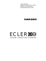 Ecler HAK320 Benutzerhandbuch