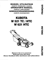 Kubota W 621 HTC Benutzerhandbuch