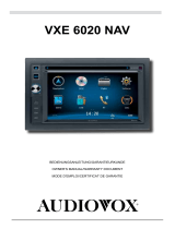 Audiovox VXE 6020 NAV Bedienungsanleitung