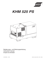 ESAB KHM 525 PS Benutzerhandbuch