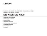 Denon DN-X900 Operating Instructions Manual