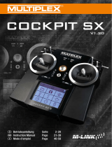 MULTIPLEX Cockpit Sx 7 9 Bedienungsanleitung